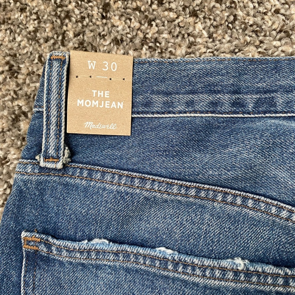 NWT Madewell The Momjean Medium Wash